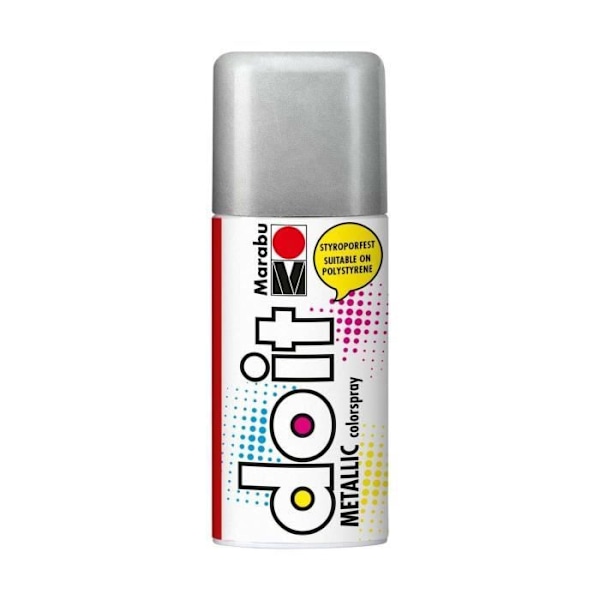 Aerosolfärg 150 ml Do It METALLIC Silver