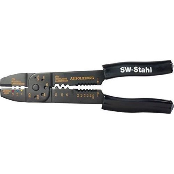 SW-Stahl Profi-Kabelmmzange för oisolerad och kontakt 0 5-6 mm 42504SB