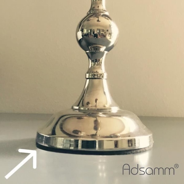 Filtpennor - Adsamm® - 20x30 mm - Brun - Rektangulär - 3,5 mm tjocklek kastanj