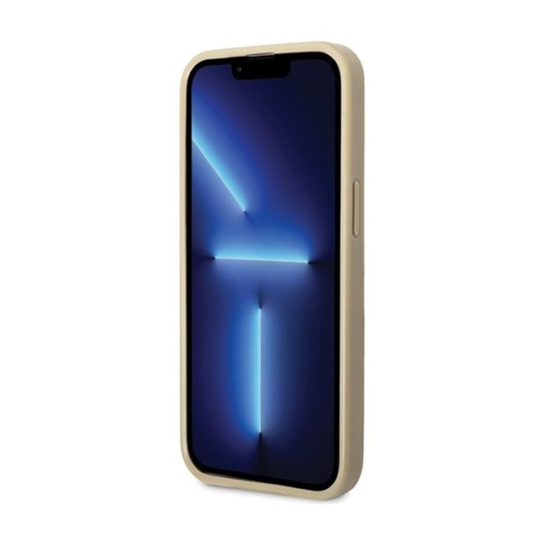 Mobilskal - Guess - Glitter Script Big 4G - Guld - Stötbeständig - Hård Guld