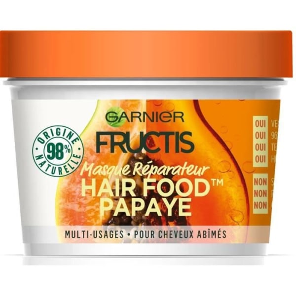Fructis GARNIER Papaya Hair Food Repair Mask - 390 ml