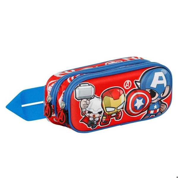 Trousse Double 3D - Marvel Avengers Impact - Röd - One Size Röd