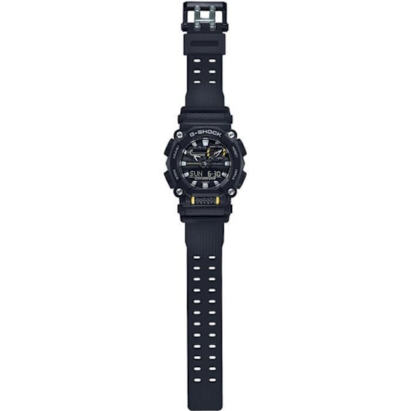 CASIO G-SHOCK Resin Watch - Svart - Automatisk - Mineralglas - Dubbel skärm Svart