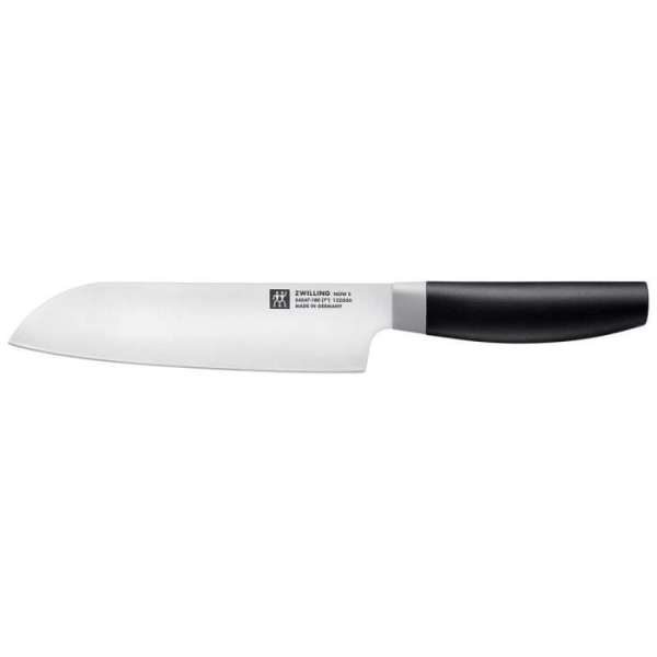 ZWILLING Now S - Santoku Knife (18 cm) - Rostfritt stål - Svart