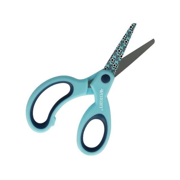 Westcott barnsax softgrip junior 13 cm stålblå