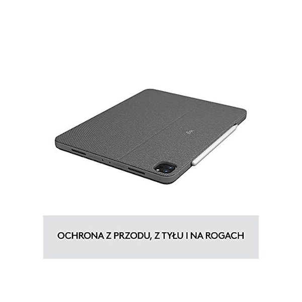 Tangentbordsetui och folio - LOGITECH - Combo Touch - Bakgrundsbelysning - Tryckplatta - Smart Connector