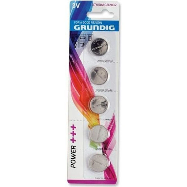 knappbatterier CR2032 200 mAh 200 mAh 5 st Pengar