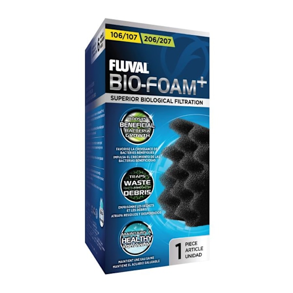 FLUVAL Bio-Foam block - Organiskt och mekaniskt skum för sötvatten eller havsvatten akvarium