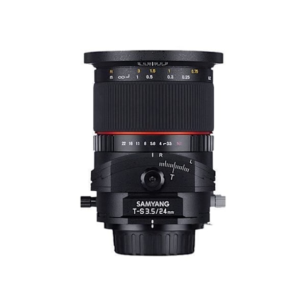Samyang 24mm f/3.5 ED AS UMC tilt-shift-objektiv för Micro Four Thirds Svart