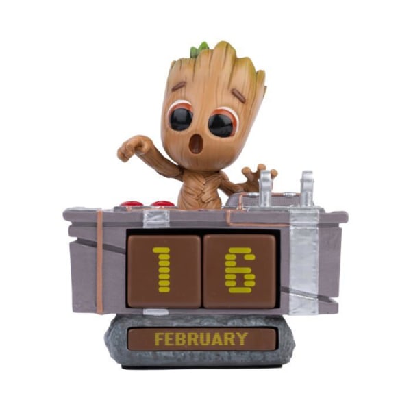 Grupo Erik - CP3D03 - Marvel Perpetual Calendar, Baby Groot | Kalenderfigur, kontorsdekoration, barnkalender