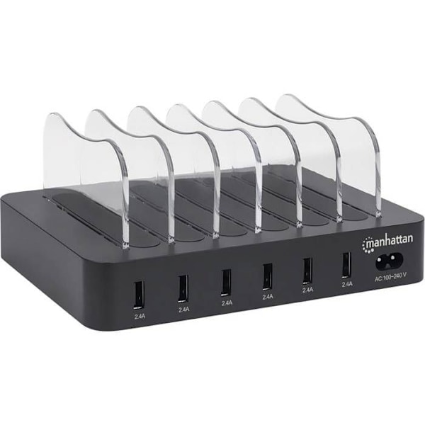 Manhattan Universalladdare 6xUSB - 102254