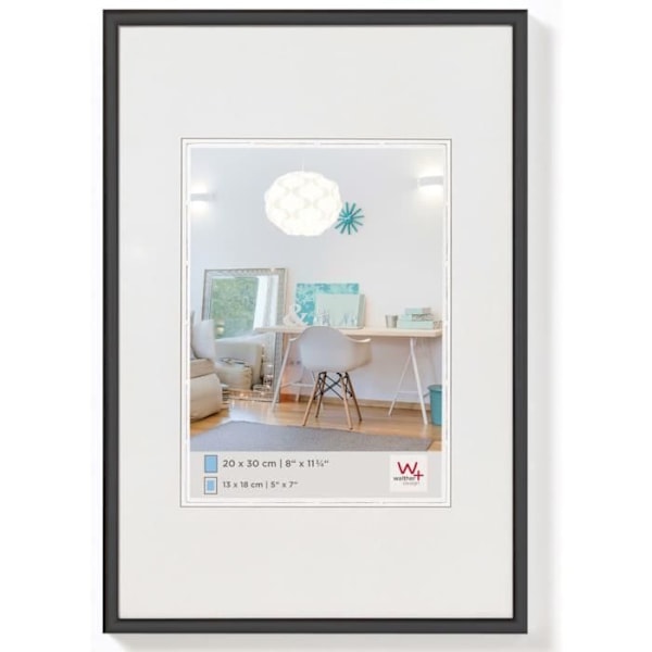 Walther Design New Lifestyle fotoram 50x70 cm Svart