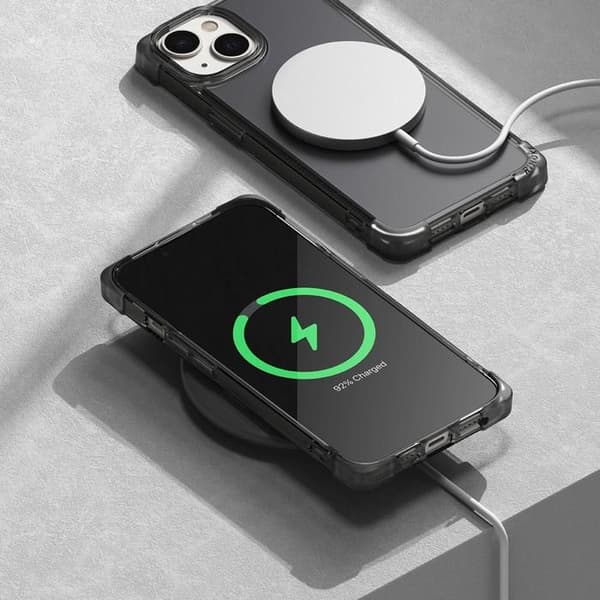 Coque - RINGKE - Fusion Bumper - iPhone 14 Plus - Förstärkt Skydd - Elegant Design Grå