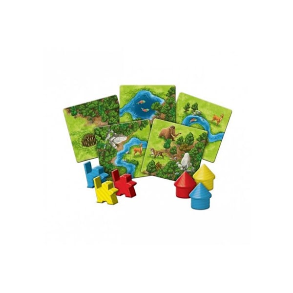 Brädspel - ASMODEE - Carcassonne: Hunters and Gatherers - Blå - Flerfärgad - Blandat Flerfärgad
