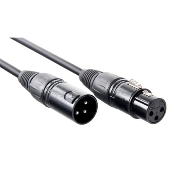 Mikrokabel XLR - Pronomic - XFXM-20 - 20m - Professionell - Svart Svart