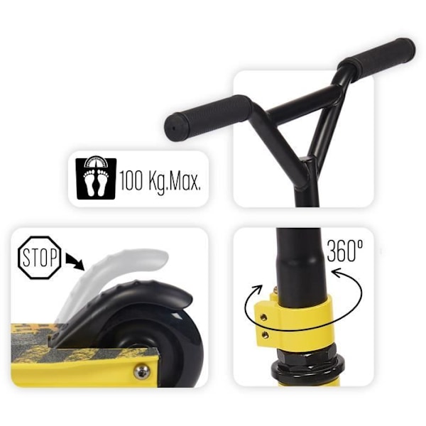 STAMP Freestyle Scooter Yellow Gul