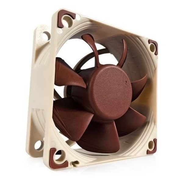 Noctua 60 mm NF-A6X25 PWM-fodralfläkt Beige, Brun