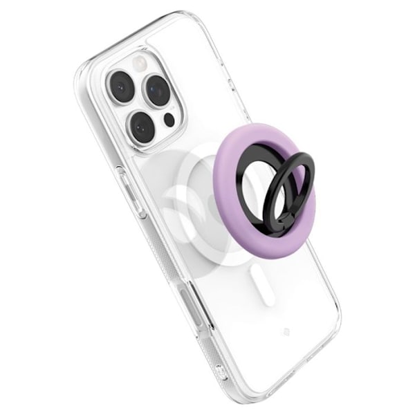 Fingerstöd med stödfunktion (Grape Purple) Spigen Nano Pop MagSafe Telefonring