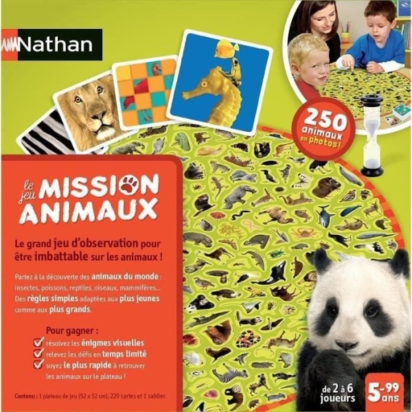 NATHAN - Mission Animaux - Brädspel