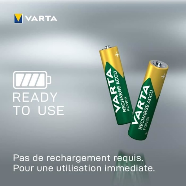 Varta Accu Power 1000 mAh AAA LR3 x4 uppladdningsbart batteri Pengar