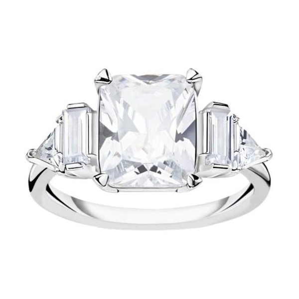 Thomas Sabo Kvinna ringar TR2262-051-14-52 Vit 54