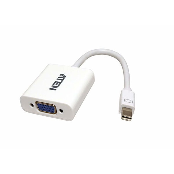 Ljud-video-adapter Aten - 14016460 - AT-VC920 Mini DisplayPort till VGA-adapter