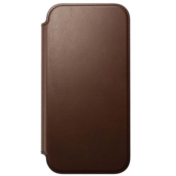 Plånboksfodral - NOMAD - iPhone 17 Pro Max - Fullnarvsklädsel - MagSafe - Brun brun