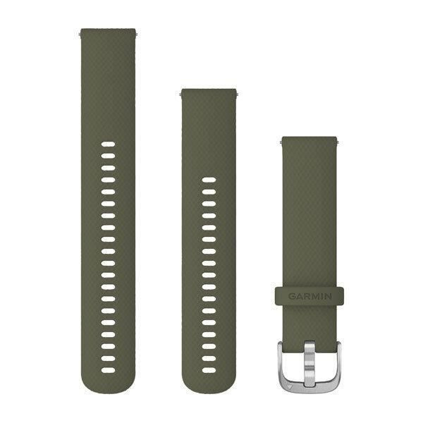 Garmin 2 Quick Release Strap - Grön/Silver