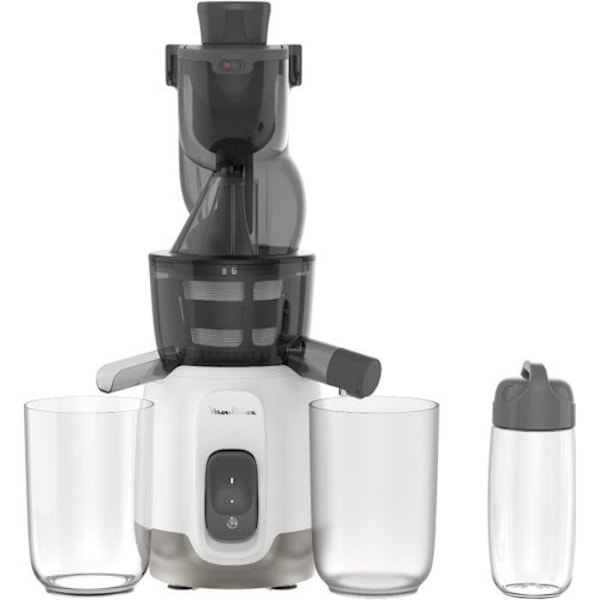 MOULINEX Ultra Juice Cold Juice Extractor, 2 filter, 600 ml flaska, extra bred 85 mm ränna ZU600110