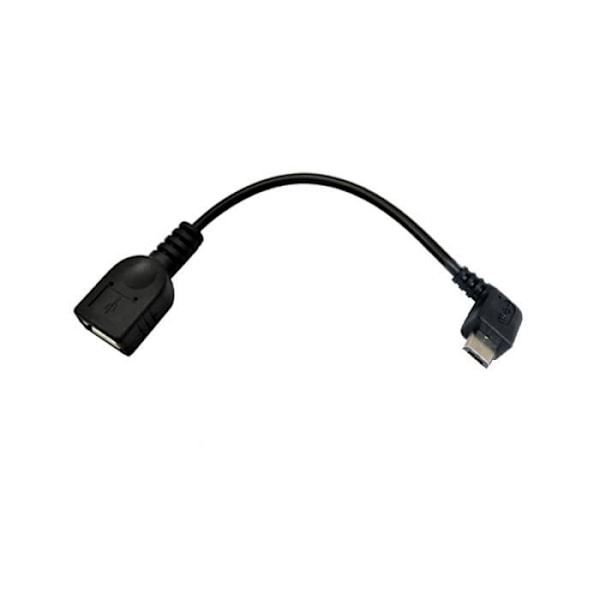 Nanokabel 10.01.3600, 0,15 m, Micro-USB B, USB A, 2.0, hane-hona, svart