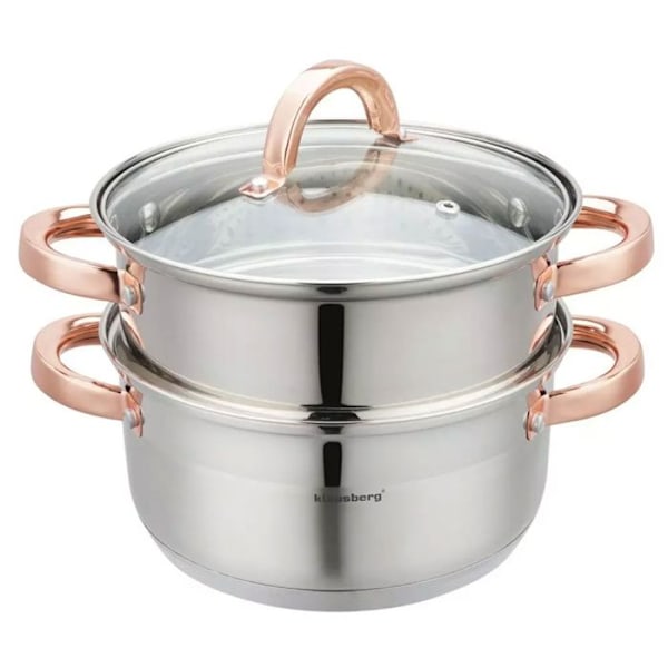 "GARNEK NA PARĘ KLAUSBERG 3 ELEM. 20cm KB-7728 ROSÉ GULD"