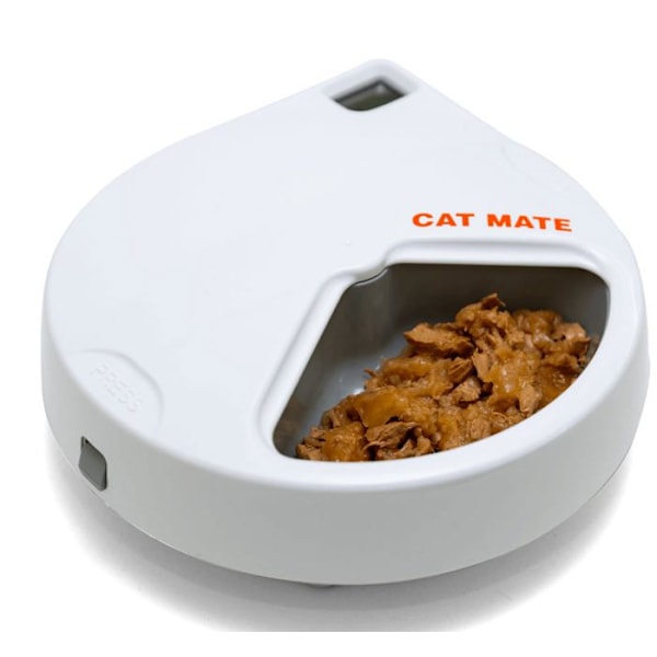 Cat Mate tremålsautomatisk husdjursmatare med digital timer (C300)