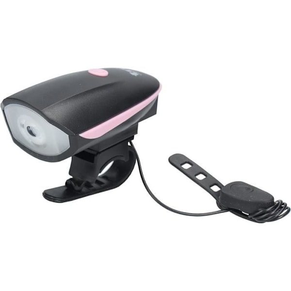 TM Electron LED cykellykta - Rosa - Ksonore 140 dB - Att se - Vuxen Svart ros