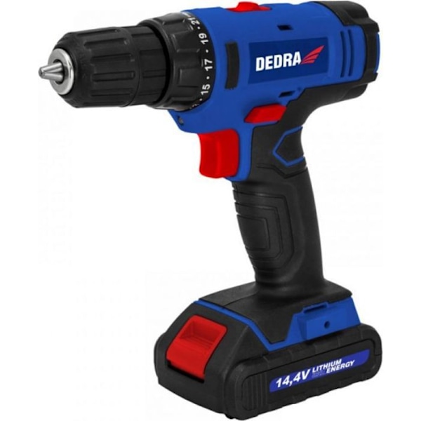 Visseuse - devisseuse Dedra - DED7878 - Perceuse-visseuse 14,4 V 1 x batteri 1,5 Ah