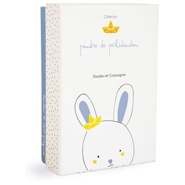 Täcke med nappklämma - DOUDOU ET COMPAGNIE - Sailor Rabbit - Blandat - Flerfärgad - Vit Flerfärgad