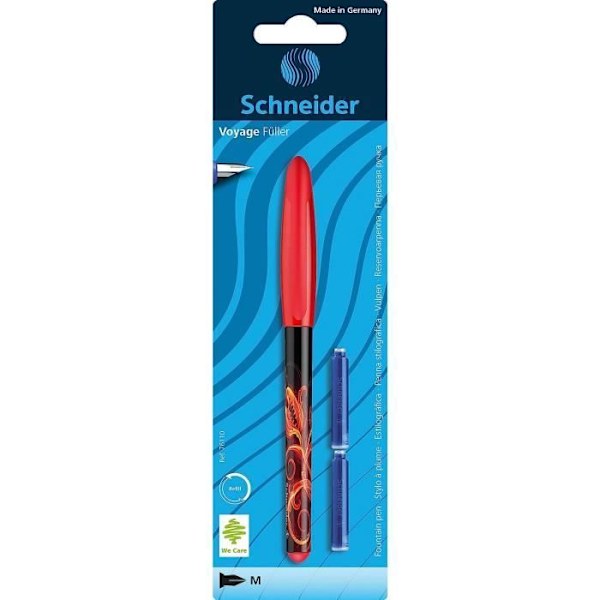 Reservoarpenna - SCHNEIDER - Resor - Vit - Diverse - Spets - Medium Blandad