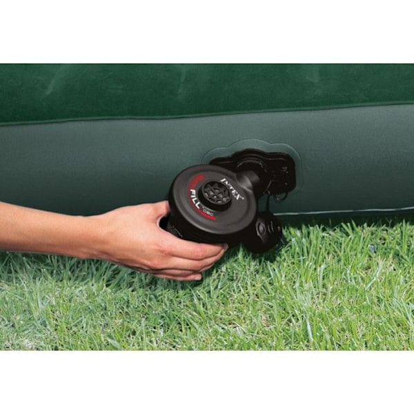 Matta Intex Downy Prestige + batteriuppblåsare - 1 plats Färg: trendfärg