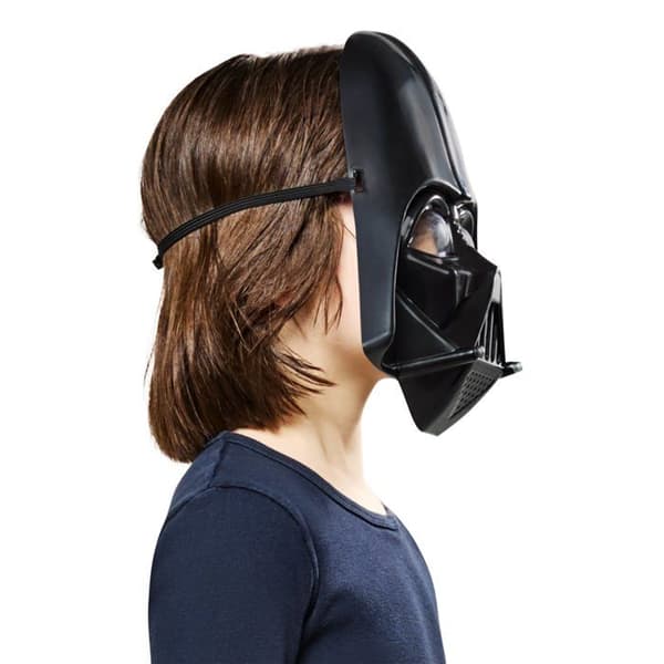Darth Vader PVC Mask - RUBIER - Star Wars - För barn - Svart