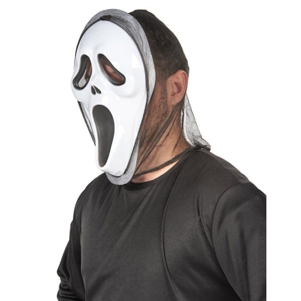 Mask med huva - Scream - Vuxen - Vit - Inredning
