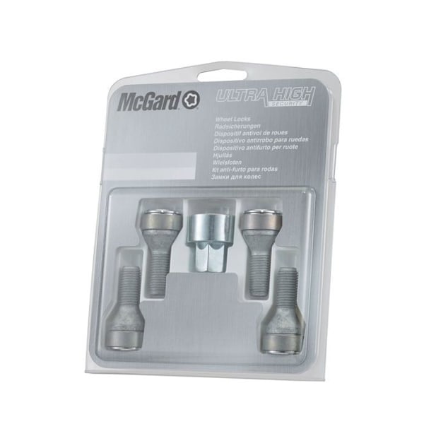 Bultar Antivol - McGard - SL Ultra Hög Säkerhet - M14X1.5 - Längd 24 mm - Krom-nickel Krom-nickel