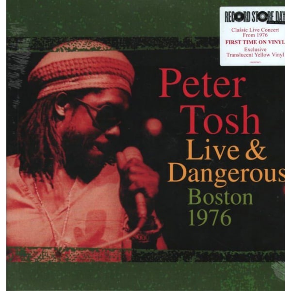Internationell sort vinyl Import Live - Dangerous: Boston 1976 Translucent Yellow Vinyl