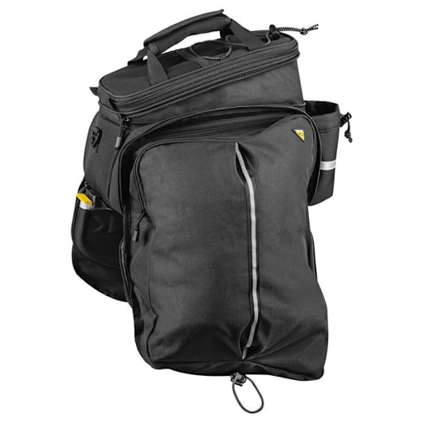 Bakre cykelväska - Topeak - MTX DXP - 22,6 liter - MTX fästs system - Inbyggd regnöverdrag svart