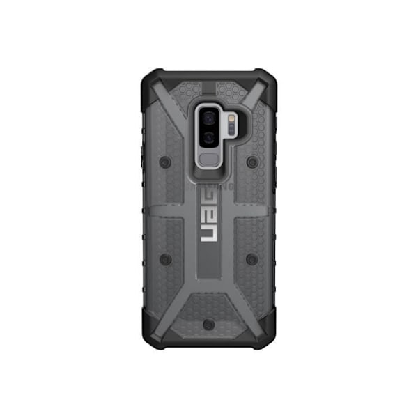 UAG Plasma Series Ash Clear Grey Composite Robust Mobiltelefon Skyddsfodral för Samsung Galaxy S9+
