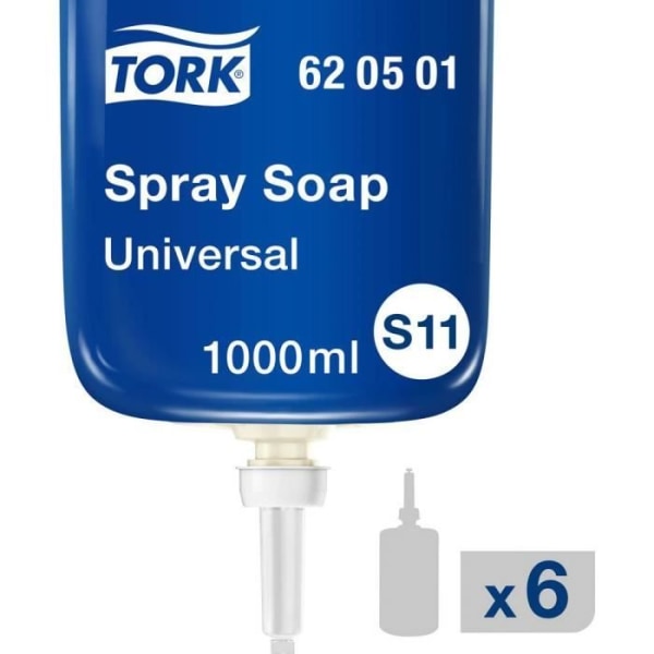 TORK 620501 Spraytvål 1 l 6 st.