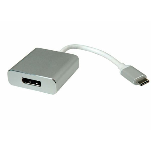 Secomp - 12.03.3220 - Roline - Extern videoadapter - USB Type-C - DisplayPort - Aluminium ()
