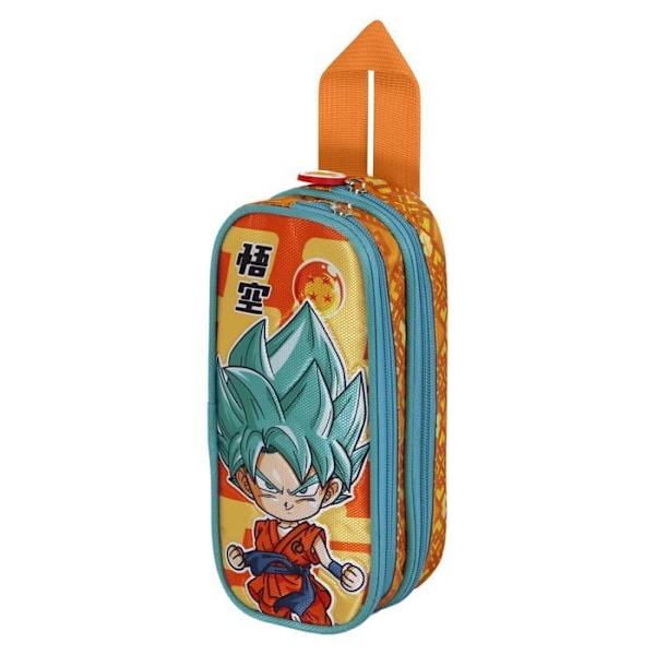 Makeupväska - penselväska Karactermania - 06878 - Dragon Ball Super - Dubbel Väska, Flerfärgad, 22 x 9,5 cm