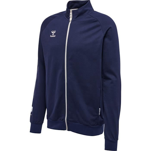 Hummel Move Grid Cotton Zip Track Jacka - blå - L Blå S