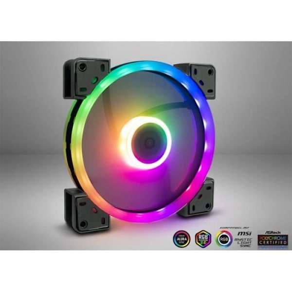 Intertech ventola 140x140x25 argus rgb rs-45141 [] - 88885539