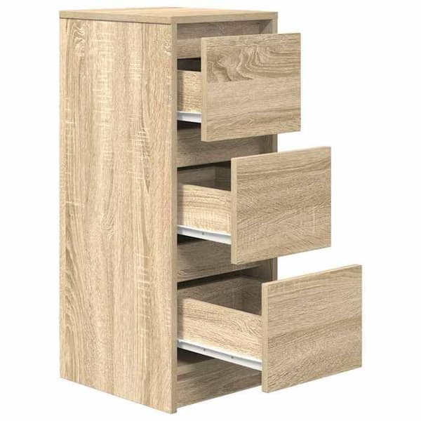 vidaXL Buffé eksonoma 29,5x34x76 cm ingenjörsträ 861636