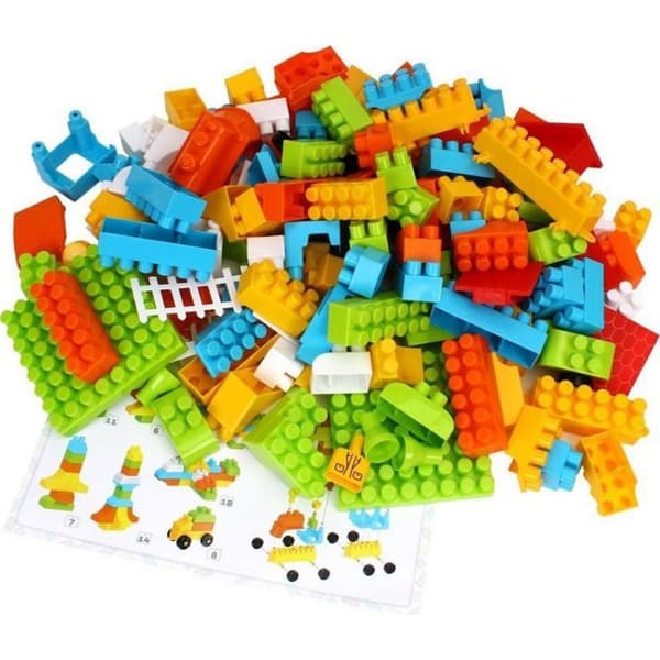 Byggspel - konstruktionsspel - manipulationsspel Technok Blocks 170 bitar 7921 p6